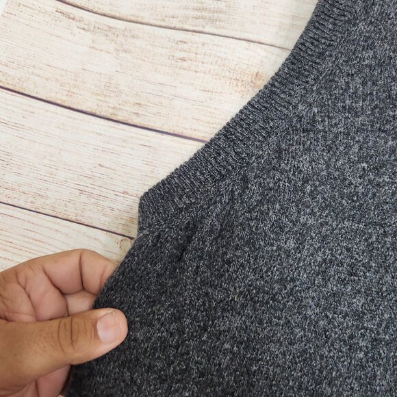 Vintage Pendleton 100% Virgin Wool Vest Men's Large Gray - Picture 5 of 12